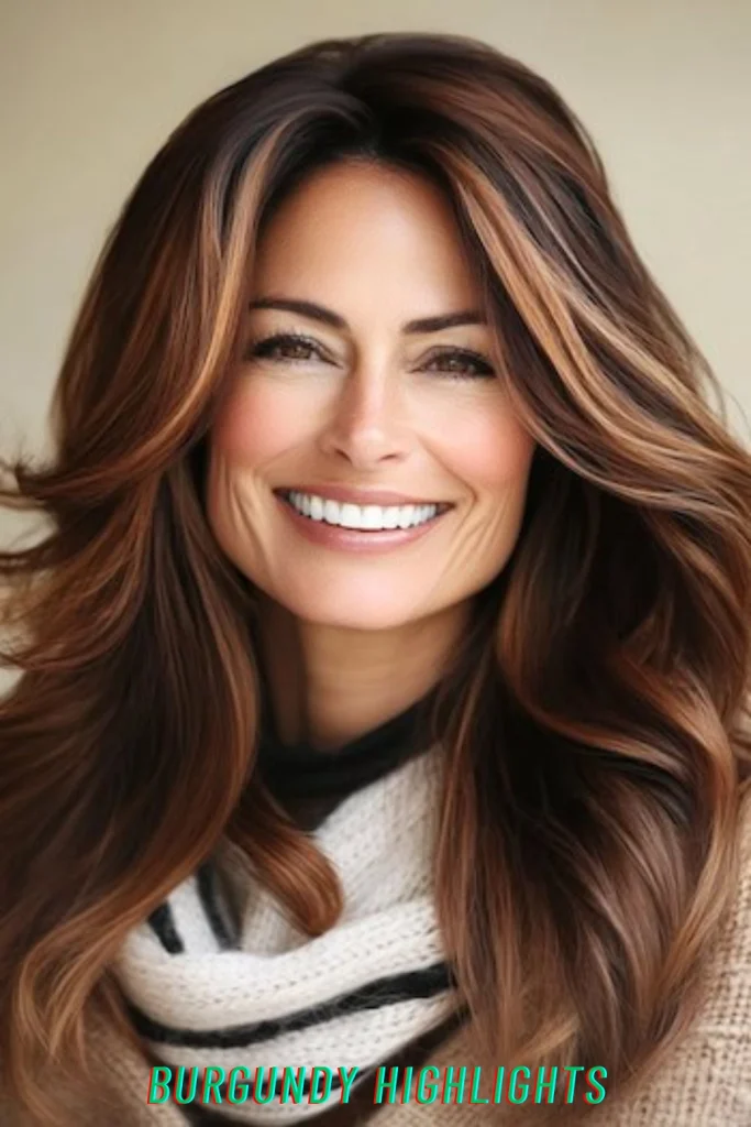 Burgundy Highlights