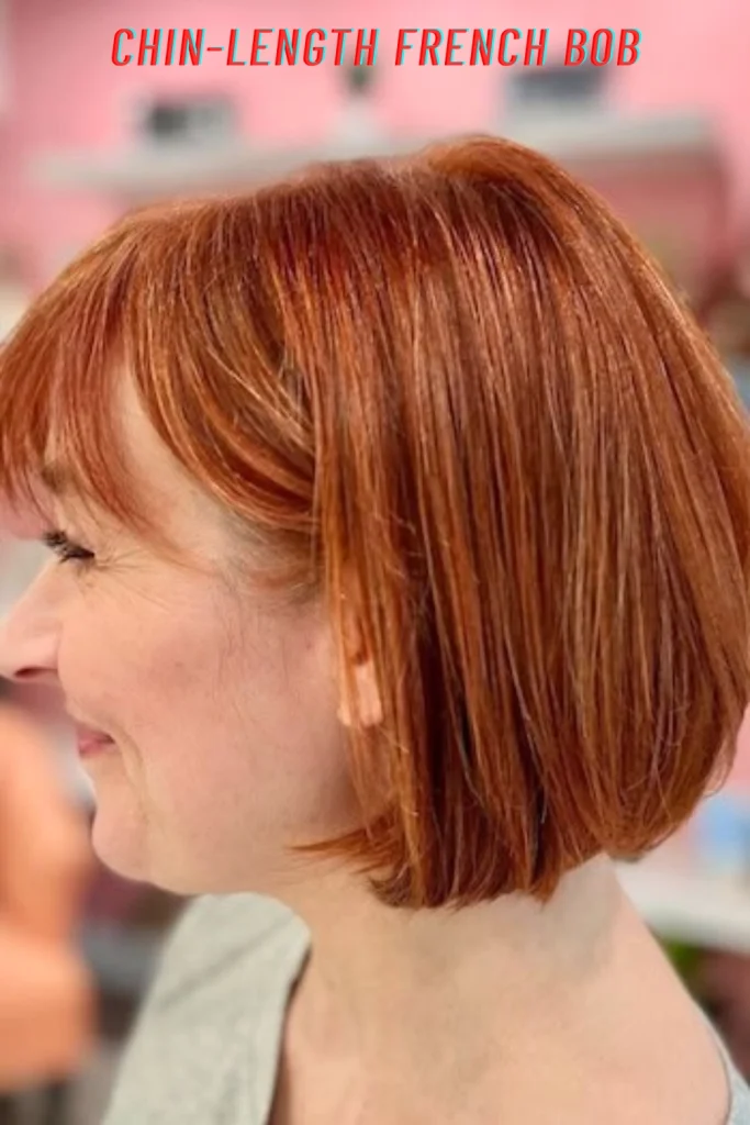Chin-Length French Bob