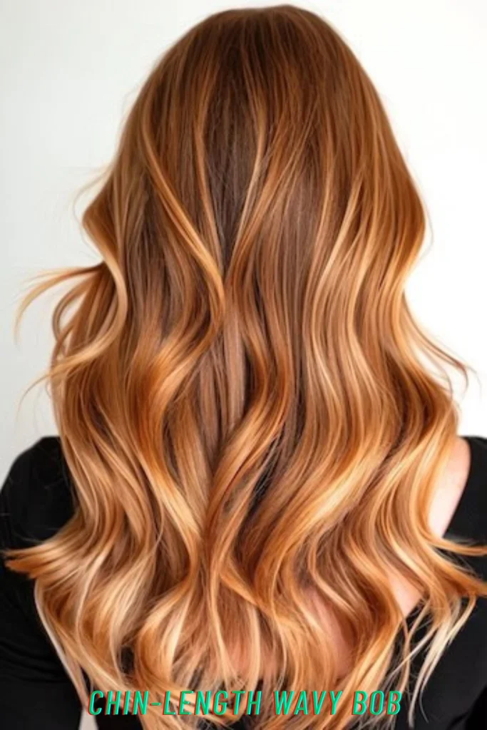 Chin-Length Wavy Bob