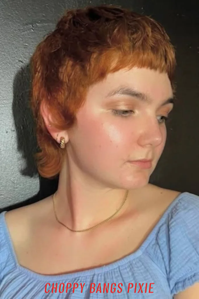 Choppy Bangs Pixie