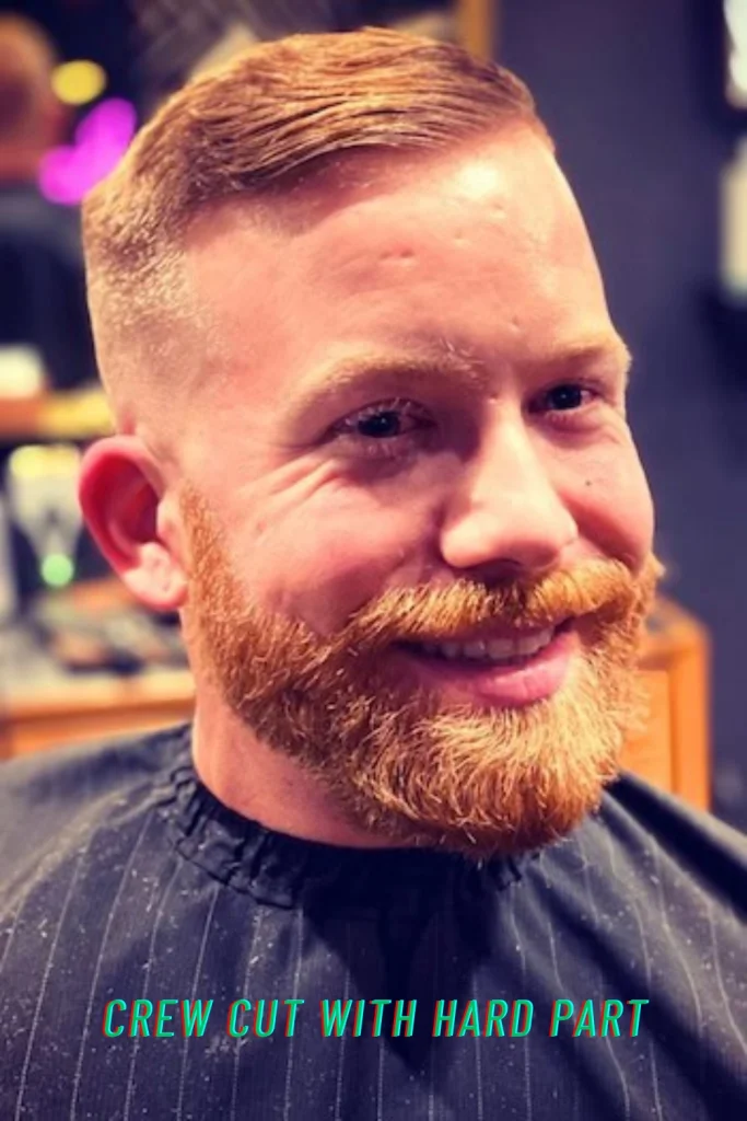 Crew Cut With Hard Part
