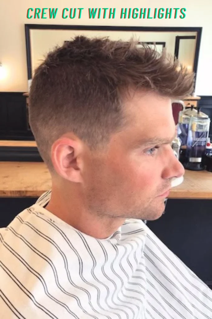 Crew Cut With Highlights