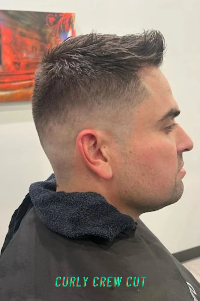 Curly Crew Cut