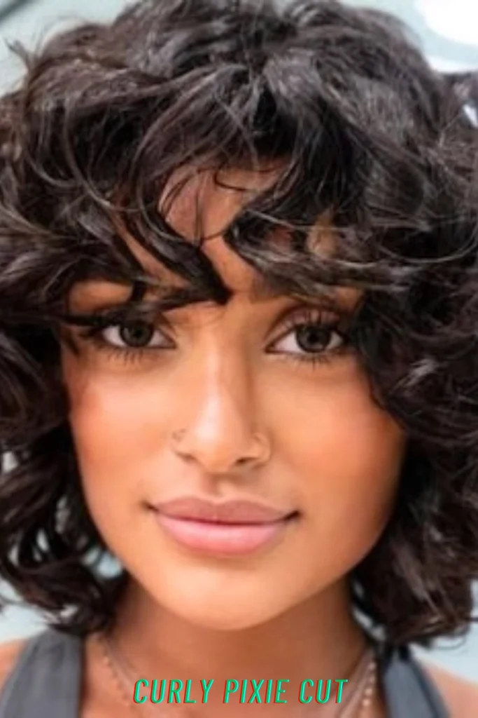 Curly Pixie Cut
