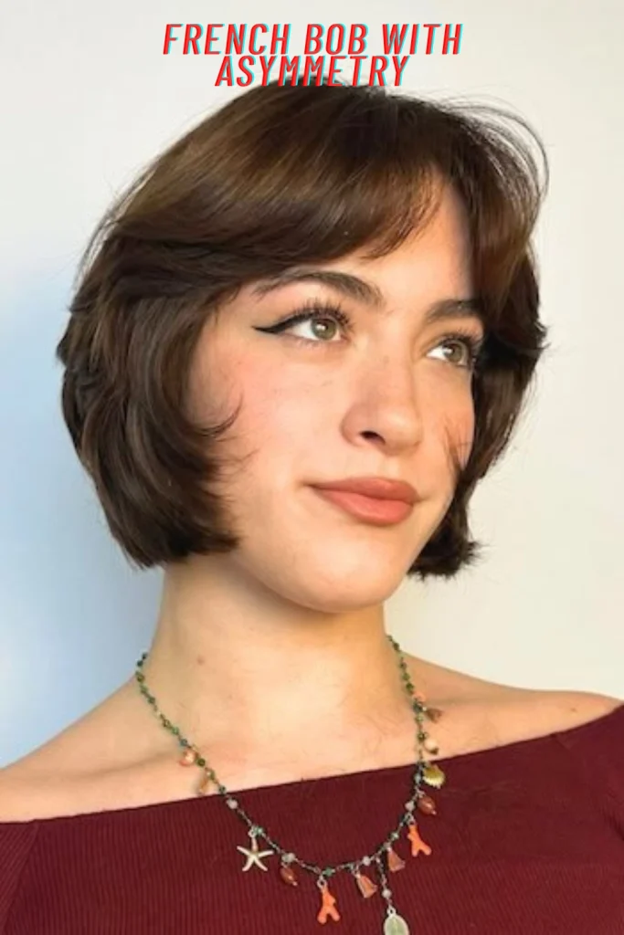 French Bob With Asymmetry