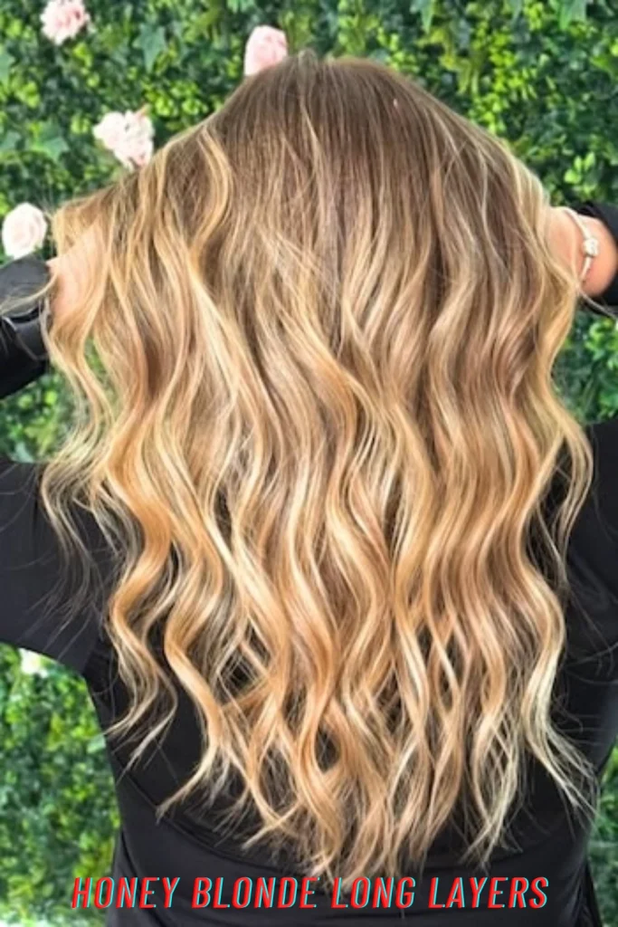 Honey Blonde Long Layers