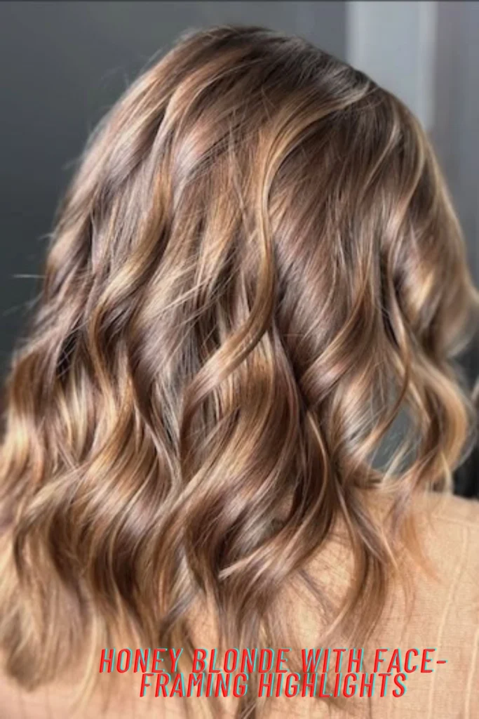 Honey Blonde with Face-Framing Highlights