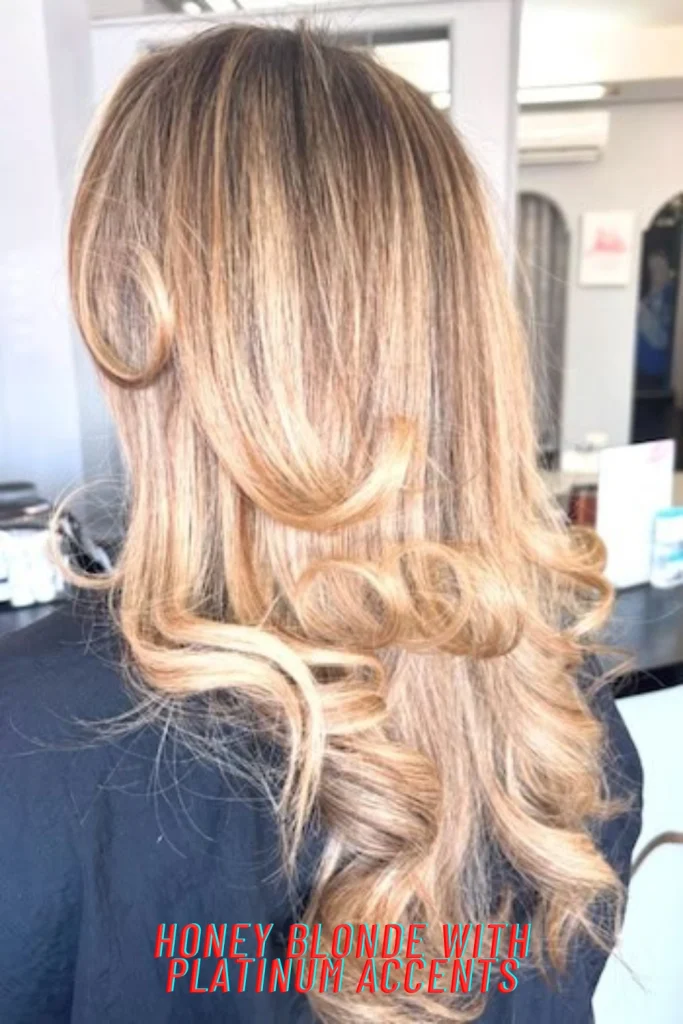 Honey Blonde with Platinum Accents