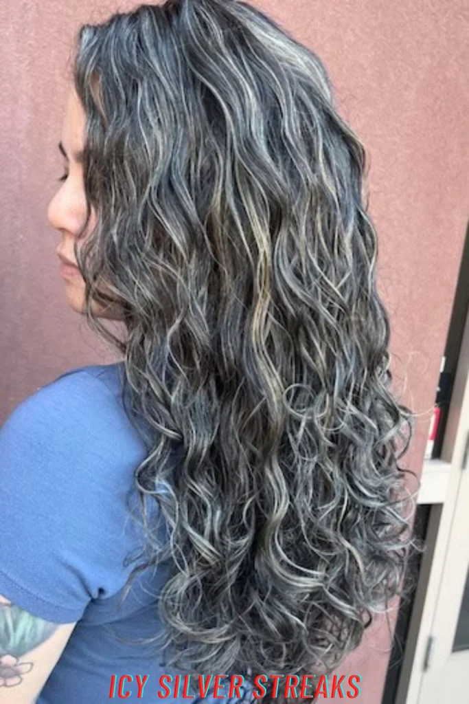 Icy Silver Streaks