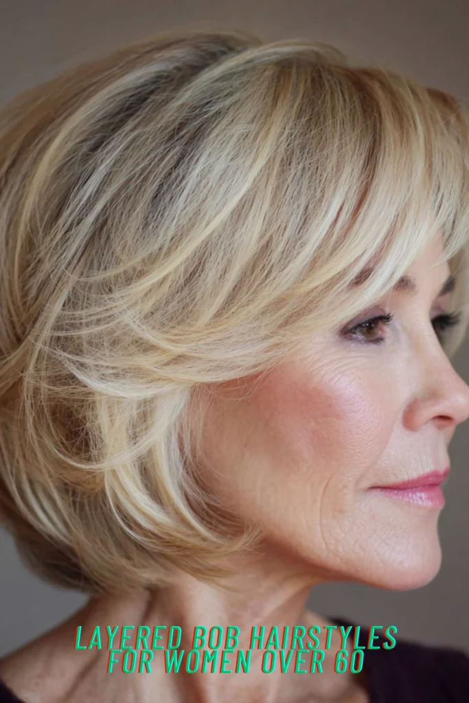 Layered Bob Hairstyles For Women Over 60