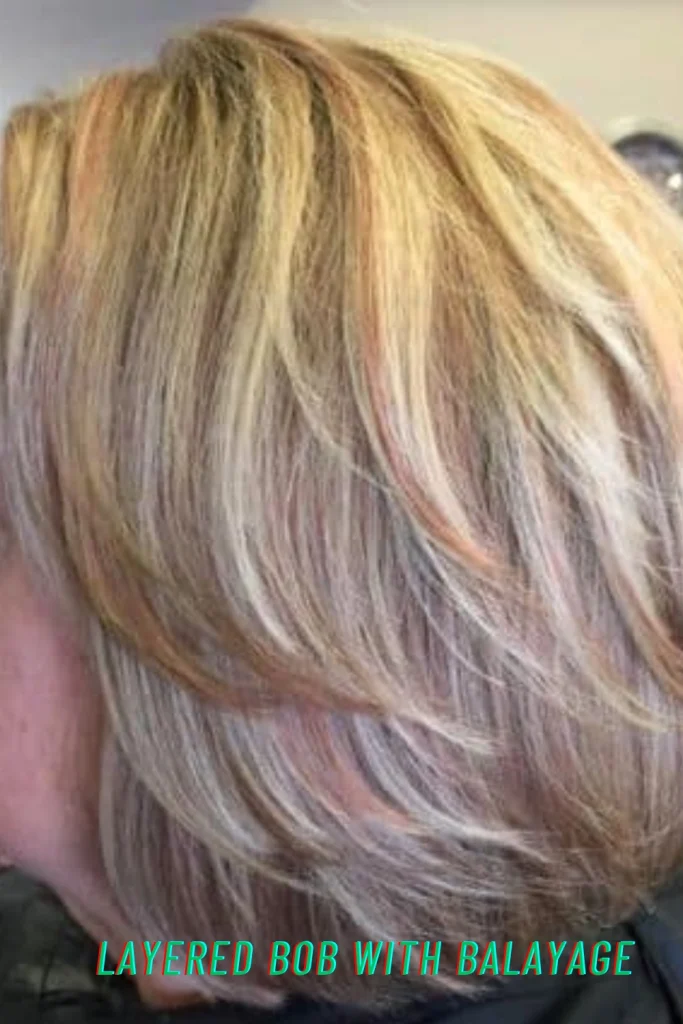 Layered Bob With Balayage