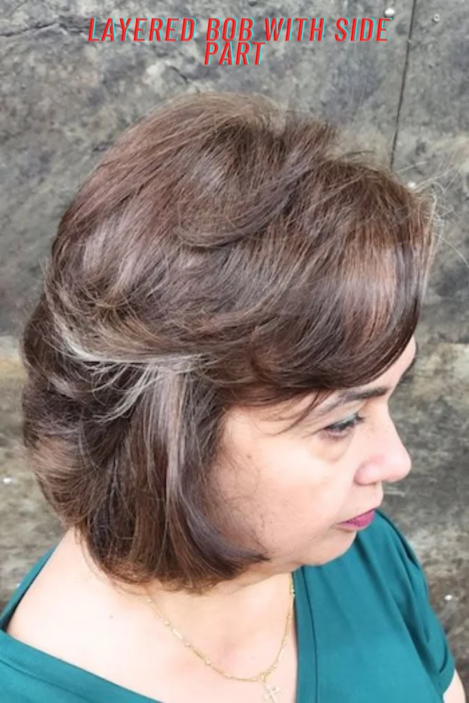 Layered Bob With Side Part