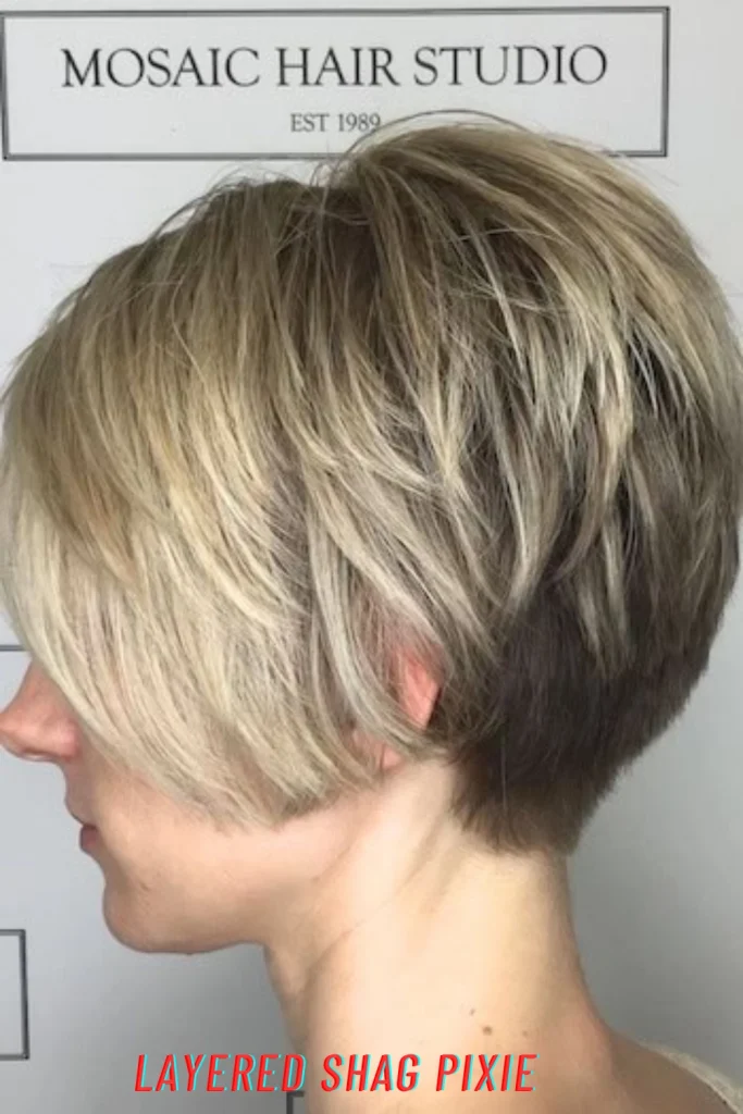 Layered Shag Pixie