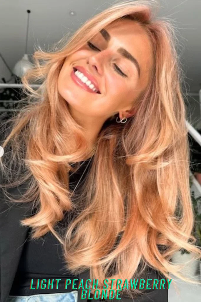 Light Peach Strawberry Blonde