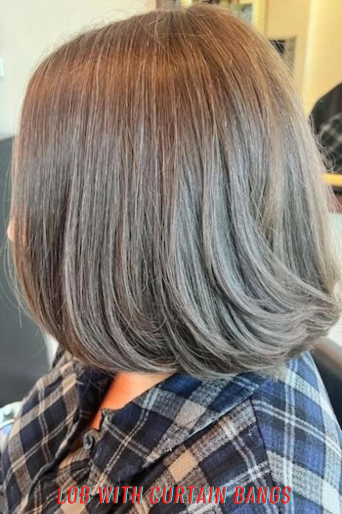 Lob With Curtain Bangs
