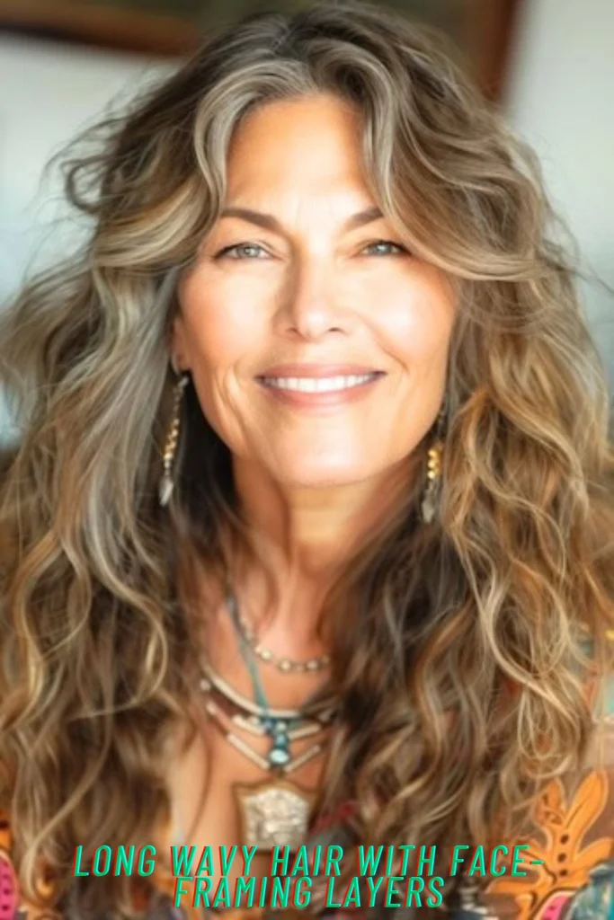 Long Wavy Hair With Face-Framing Layers