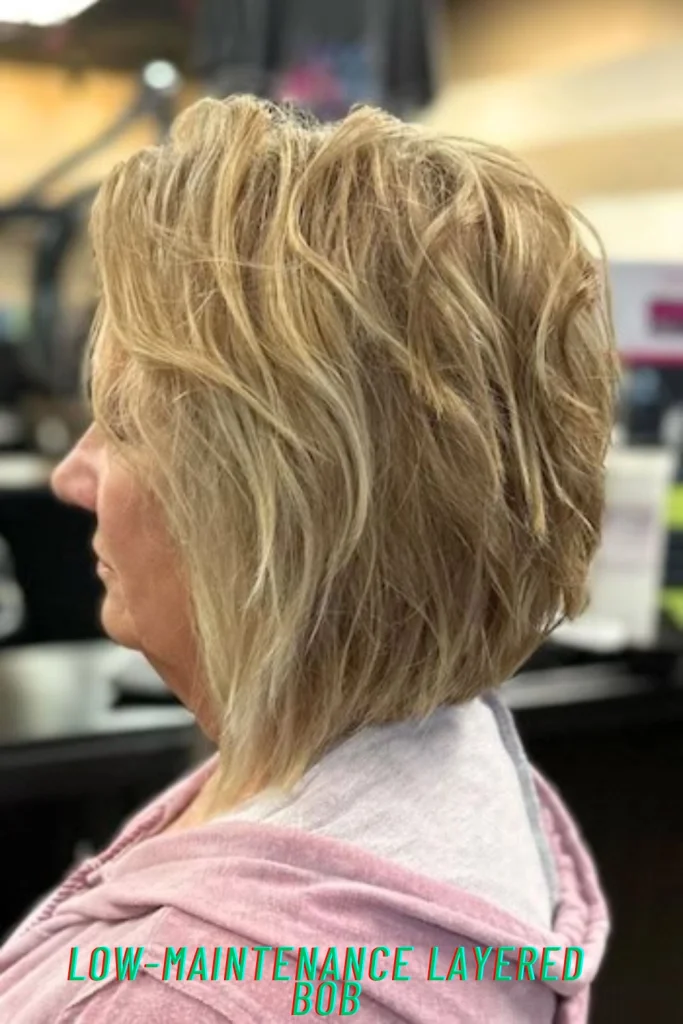 Low-Maintenance Layered Bob
