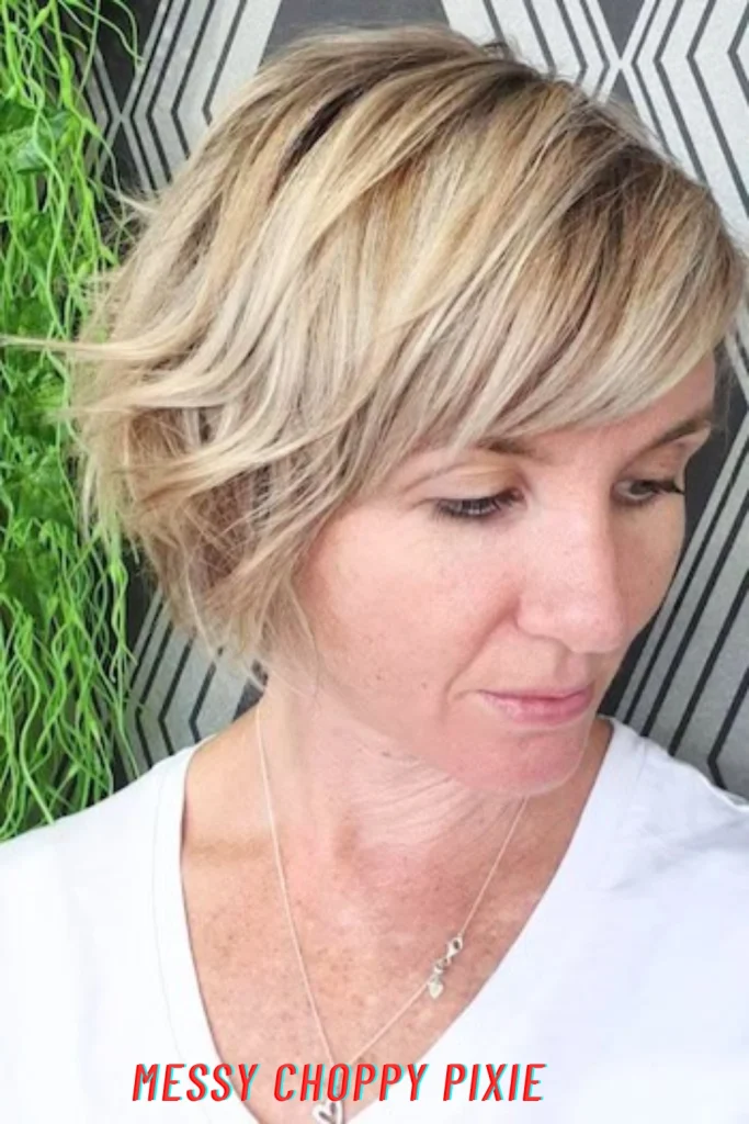 Messy Choppy Pixie