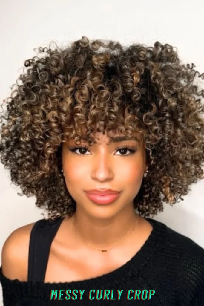 Messy Curly Crop