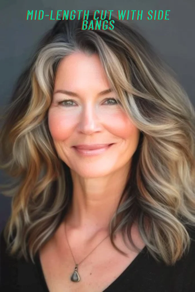 Mid-Length Cut With Side Bangs