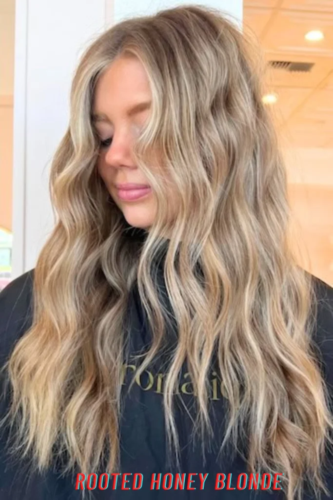 Rooted Honey Blonde