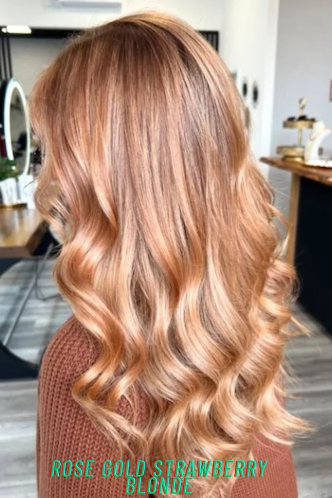 Rose Gold Strawberry Blonde