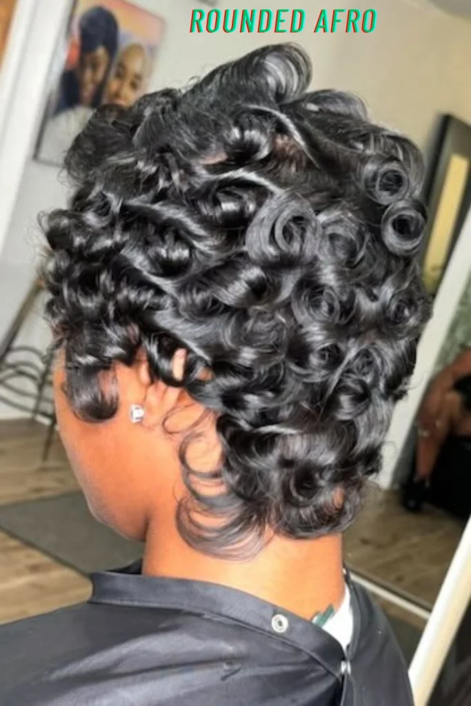 Rounded Afro