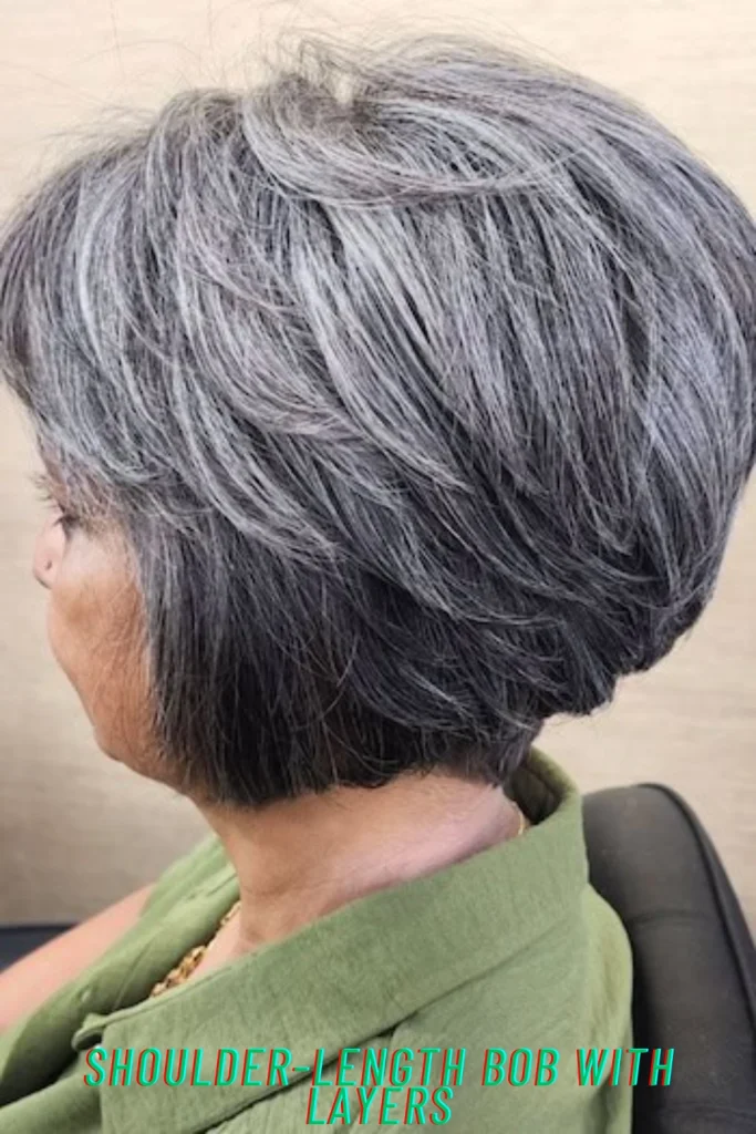 Shoulder-Length Bob With Layers