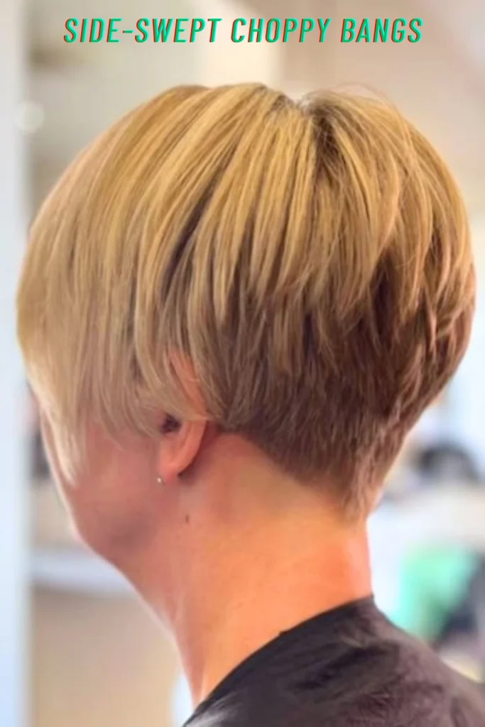 Side-Swept Choppy Bangs