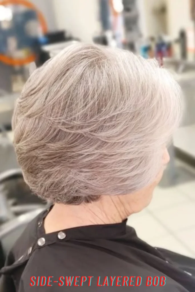 Side-Swept Layered Bob