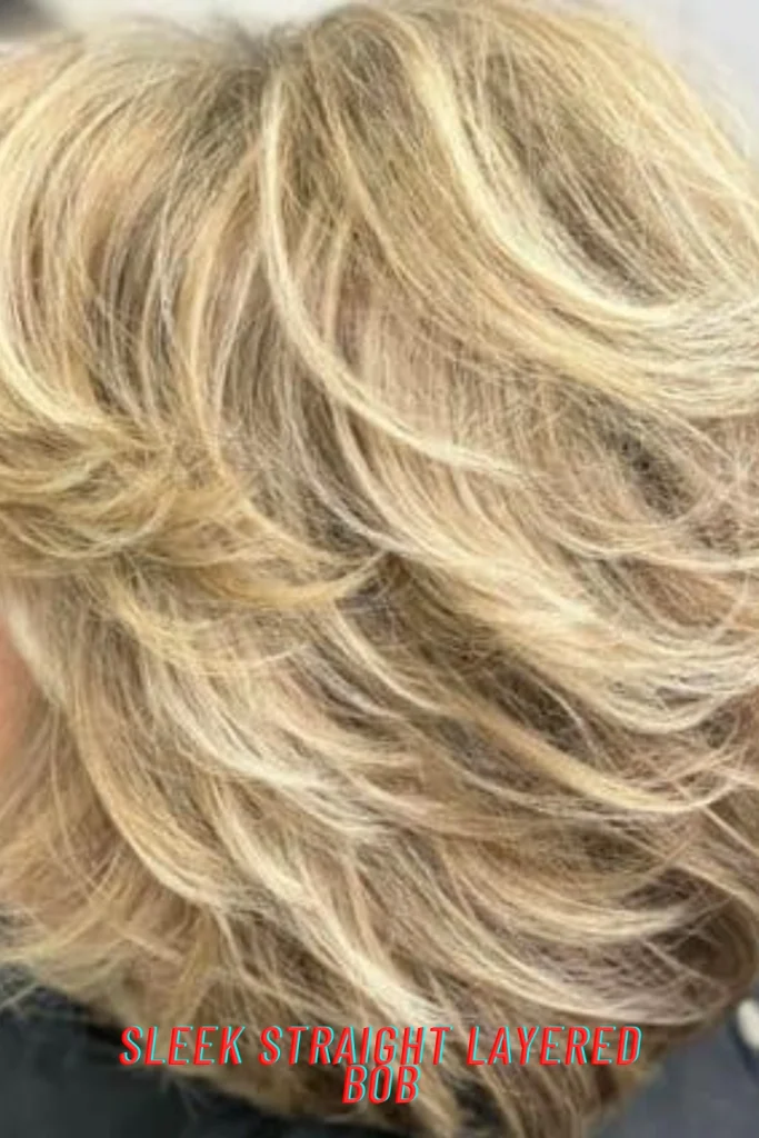 Sleek Straight Layered Bob