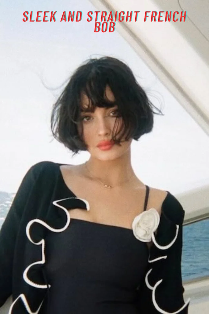 Sleek and Straight French Bob