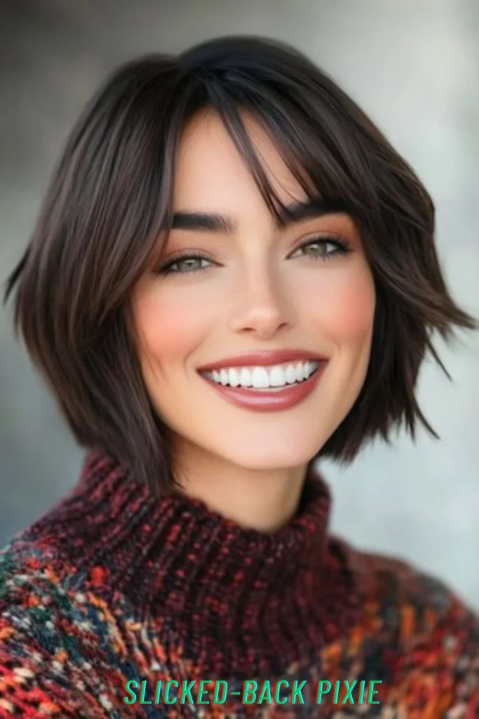 Slicked-Back Pixie