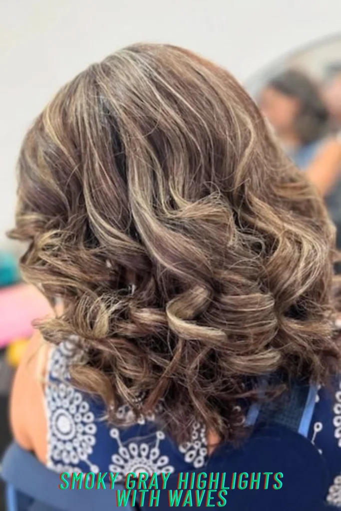 Smoky Gray Highlights with Waves