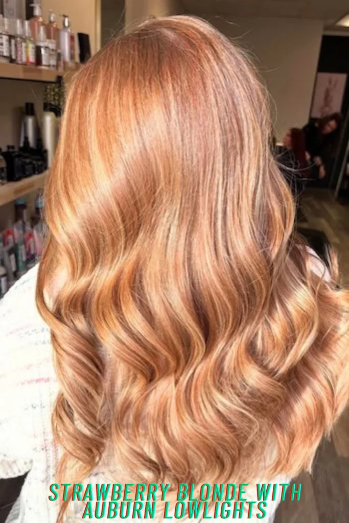 Strawberry Blonde with Auburn Lowlights