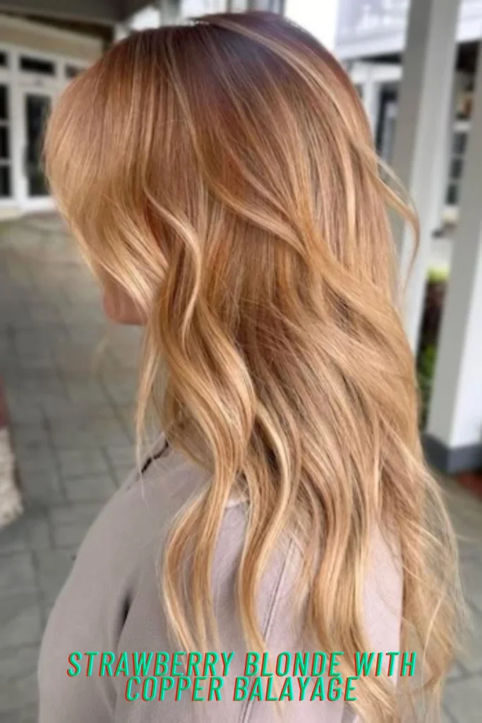 Strawberry Blonde with Copper Balayage