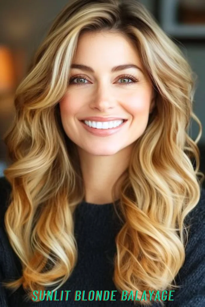 Sunlit Blonde Balayage