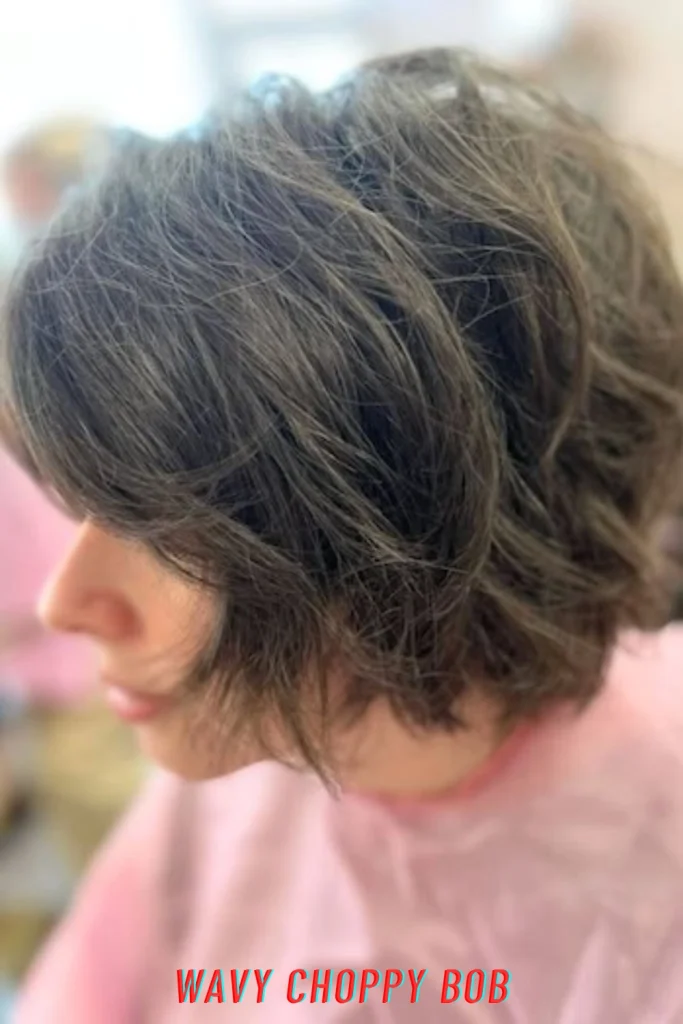 Wavy Choppy Bob