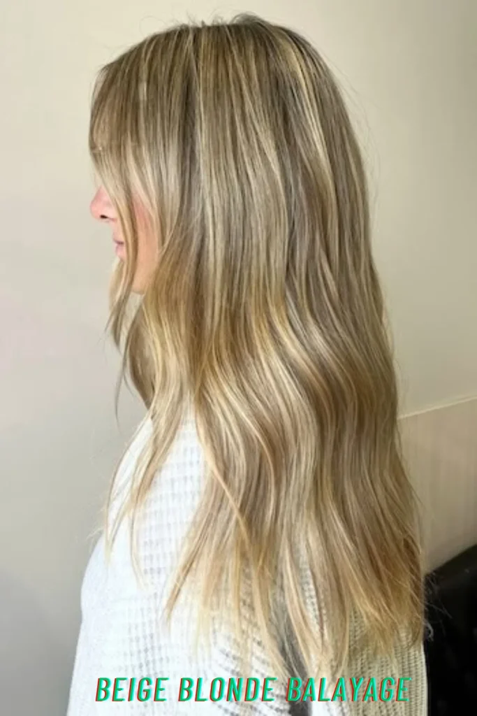 Beige Blonde Balayage