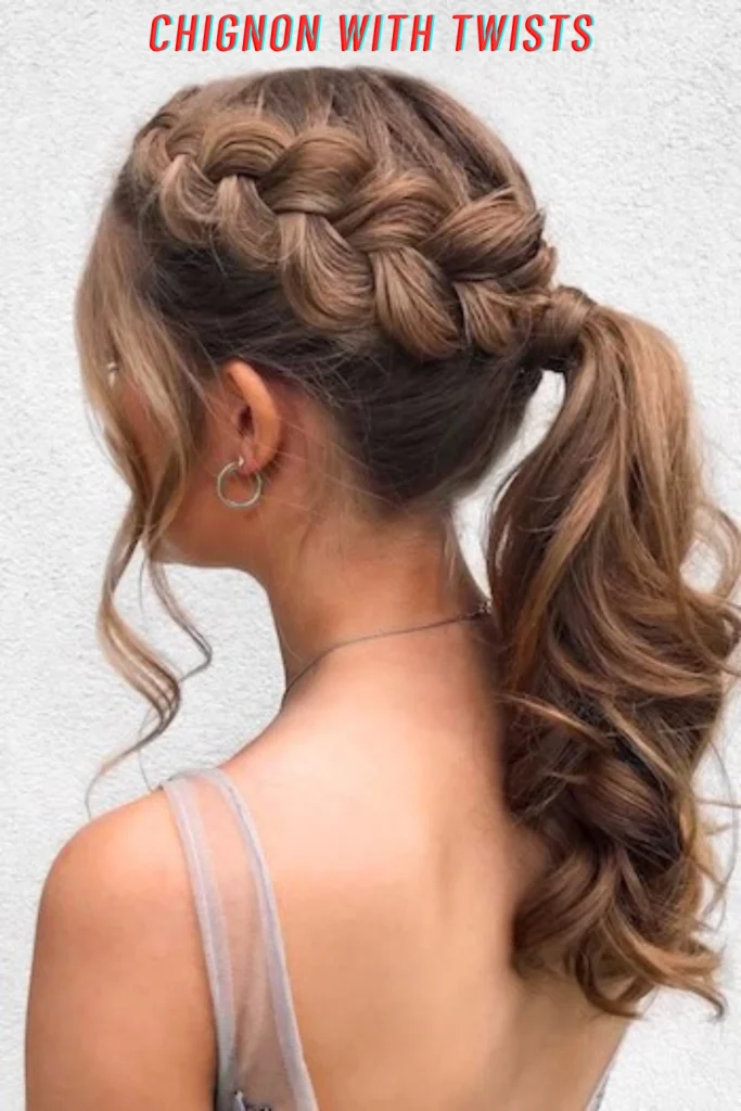 Chignon with Twists