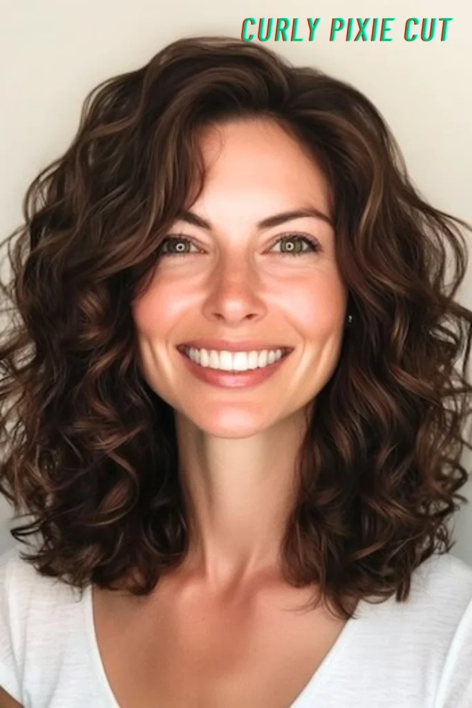 Curly Pixie Cut
