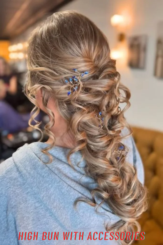 High Bun with Accessories