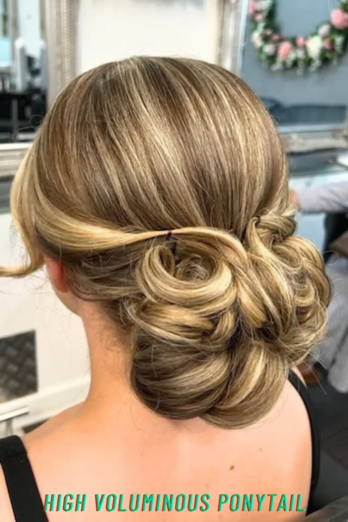 High Voluminous Ponytail