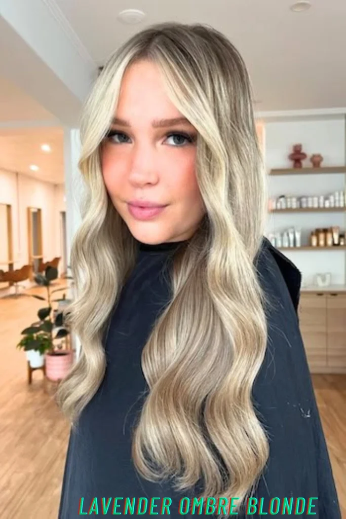 Lavender Ombre Blonde