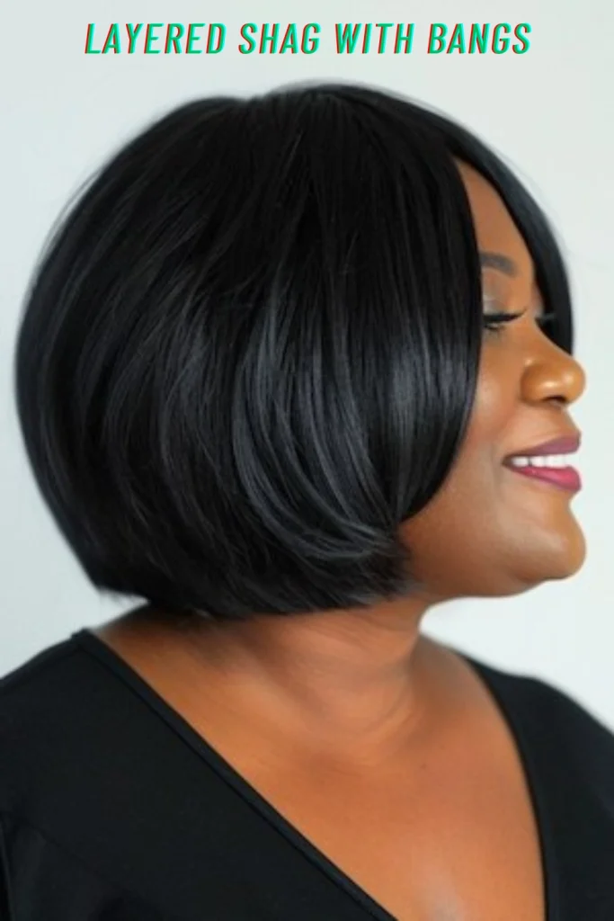 Layered Shag with Bangs