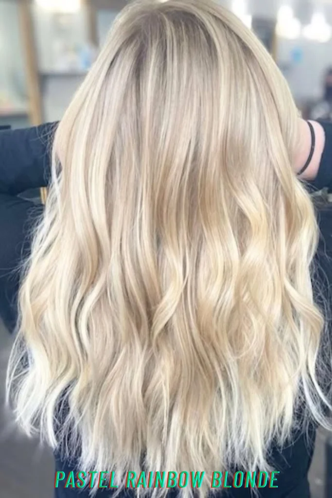 Pastel Rainbow Blonde