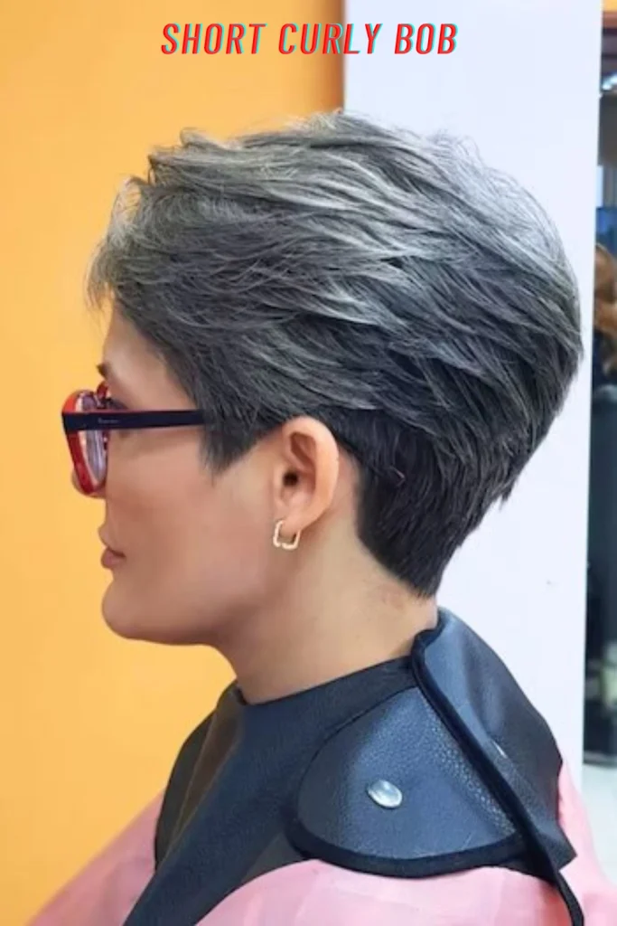 Short Curly Bob