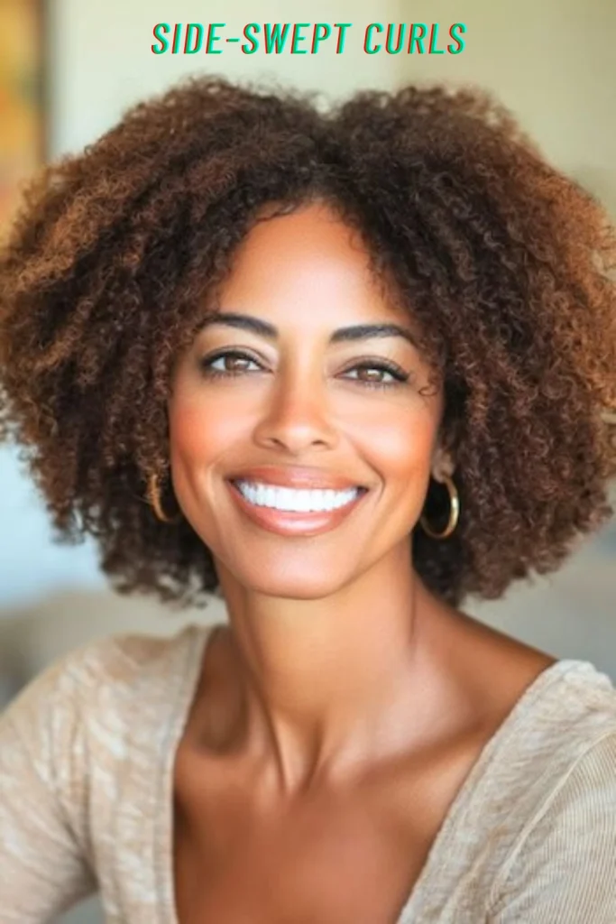 Side-Swept Curls